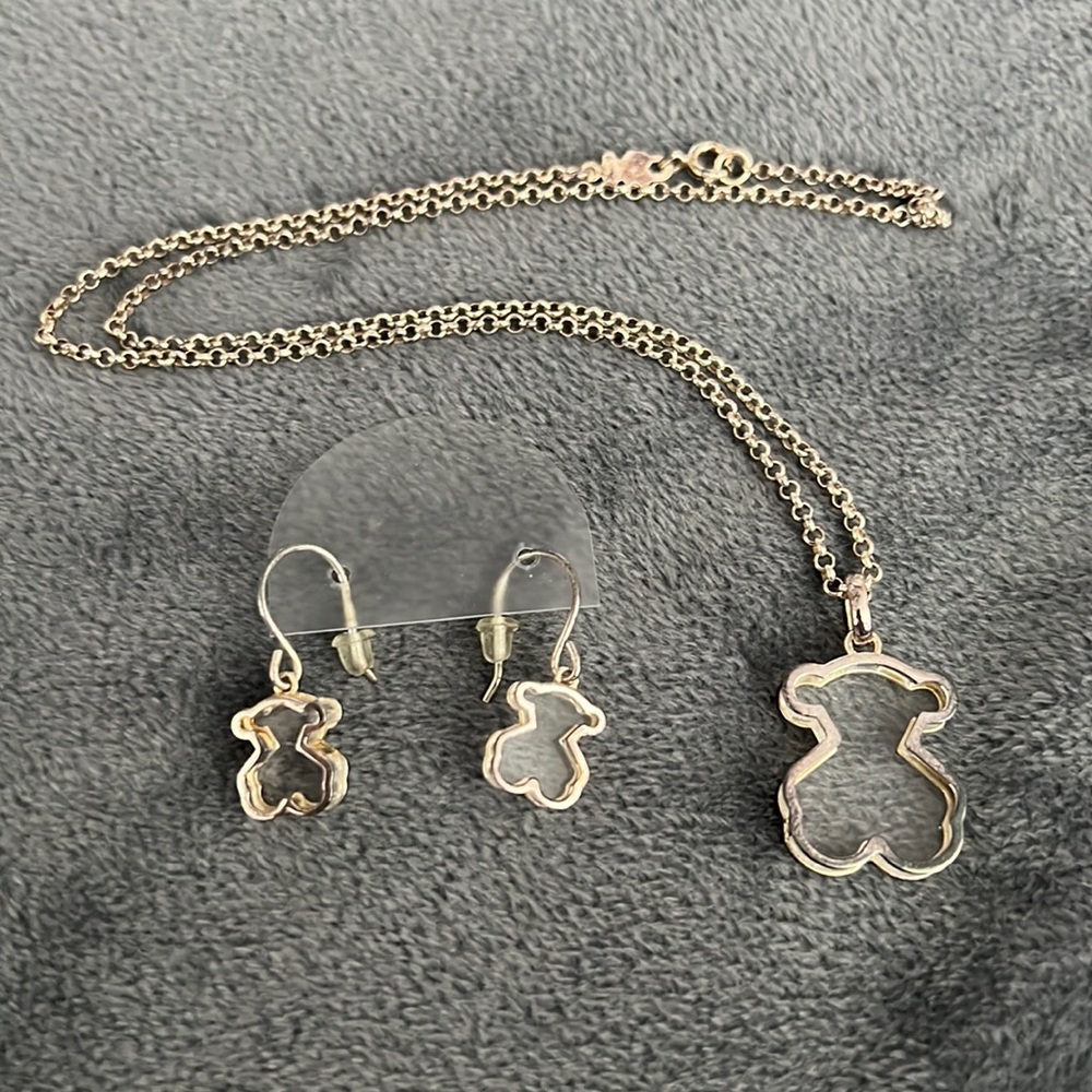 TOUS Necklace and Earrings Set